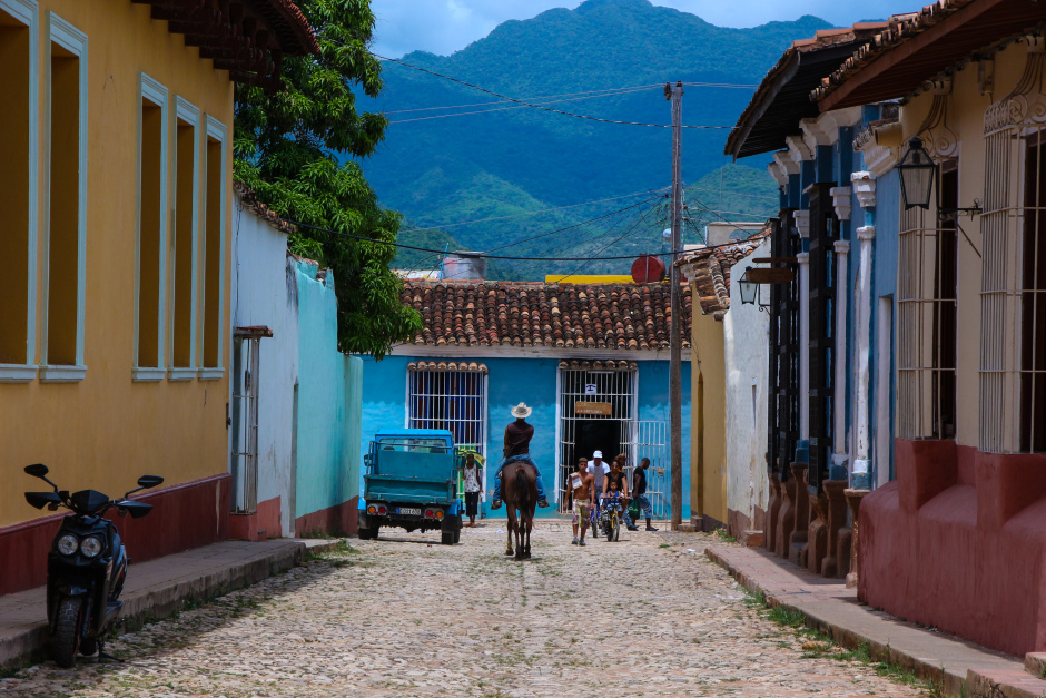Straße in Kuba