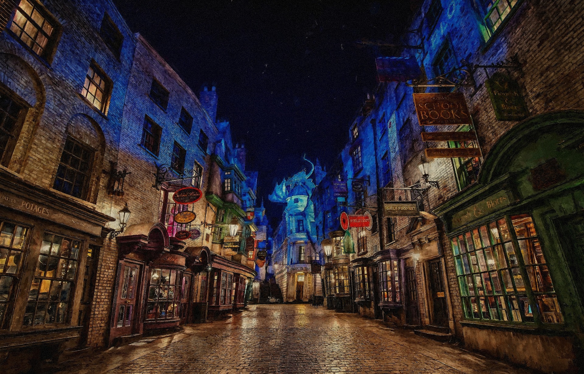 Winkelgasse aus dem Harry Potter Film